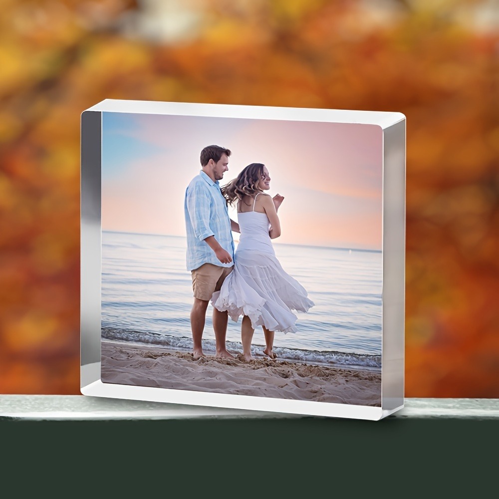 3D Printing Foto - Personalized Beach Sunset 3D Acrylic Photo