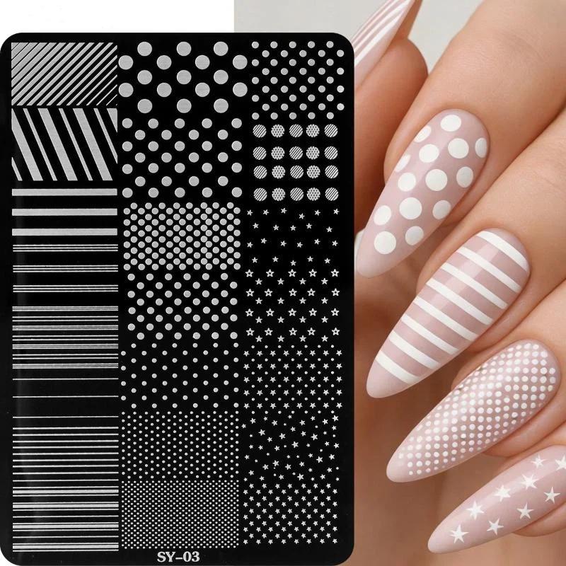 /Vly/Cute Dotting & Strip Line - огляд і ціна 3D Printing Templates Free