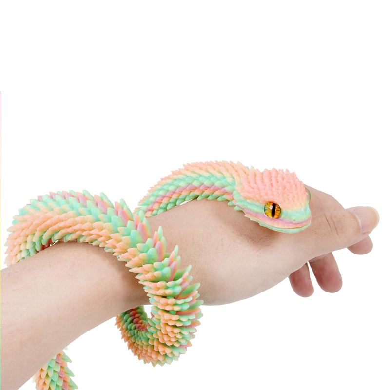 2026 New 3D Printed Snake Real - огляд і ціна 3D Printing Figure