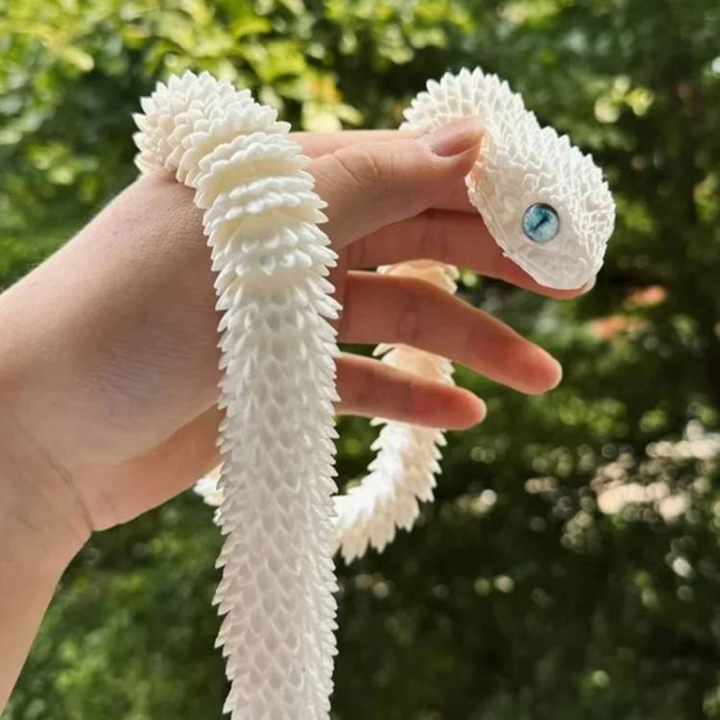 2026 New 3D Printed Snake Real - огляд і ціна 3D Printing Figure