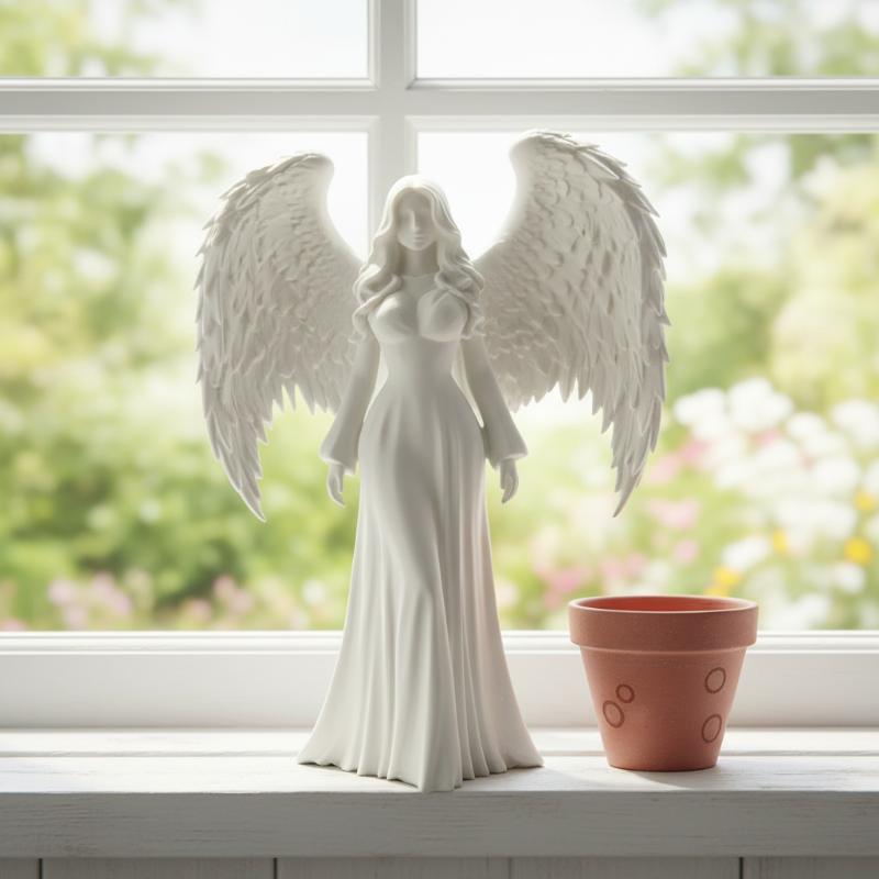 3D Printed Praying Angel Relig - огляд і ціна 3D Printing Gold