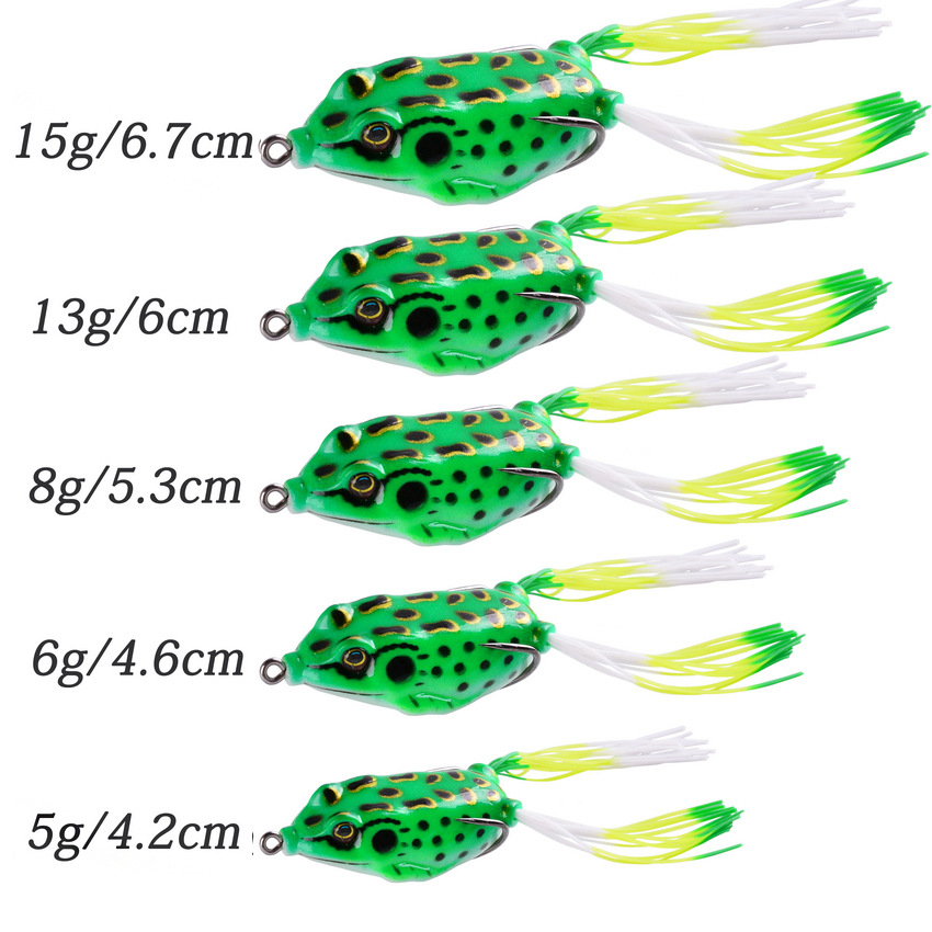 1 Pcs 5G 8G 15G Frog Lure Soft - огляд і ціна 3D Printing Lure