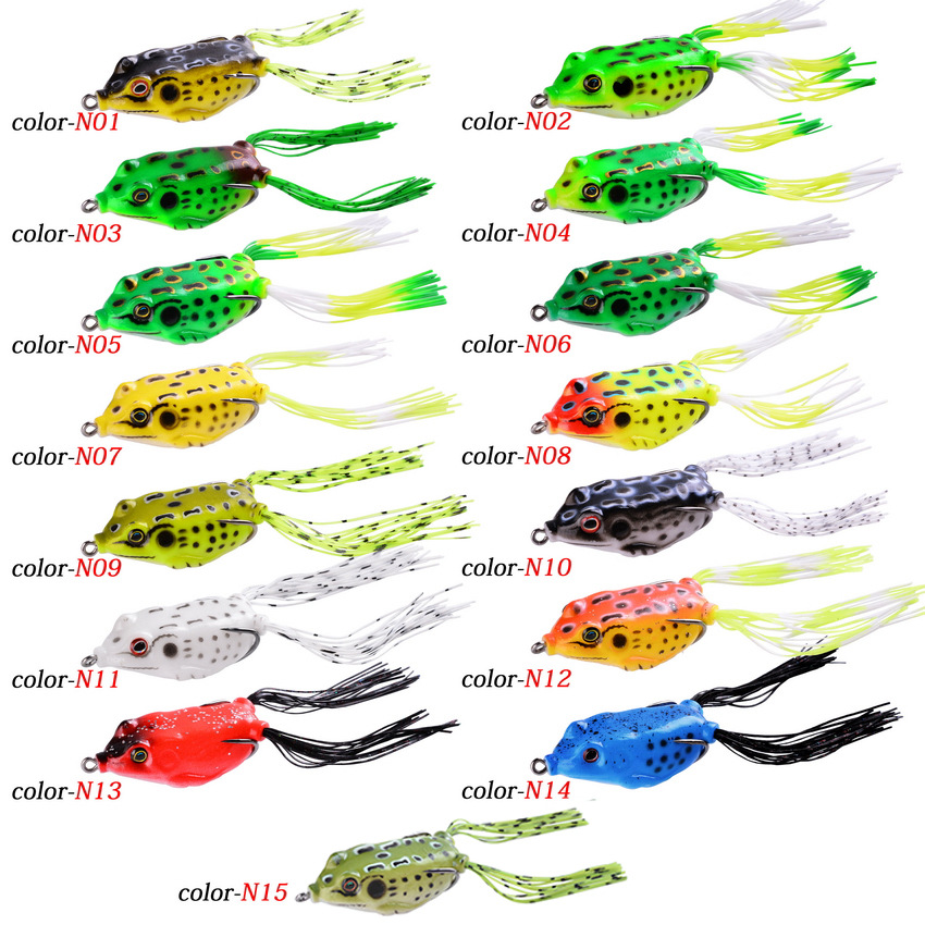 1 Pcs 5G 8G 15G Frog Lure Soft - огляд і ціна 3D Printing Lure