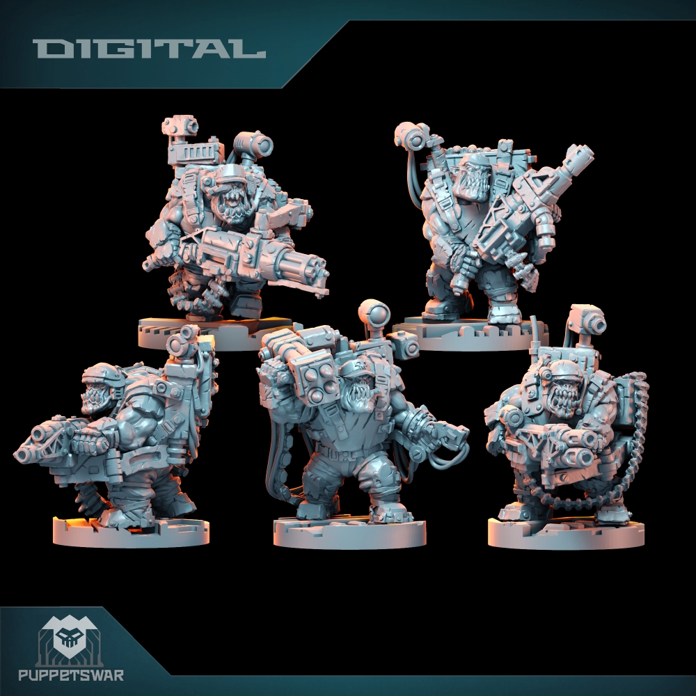 Orc Ultimate Badasses Squad, G - огляд і ціна 3D Printing Figure