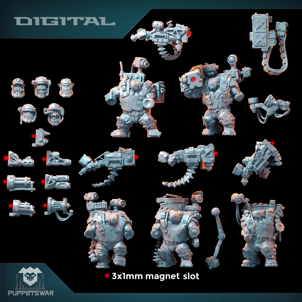 Orc Ultimate Badasses Squad, G - огляд і ціна 3D Printing Figure