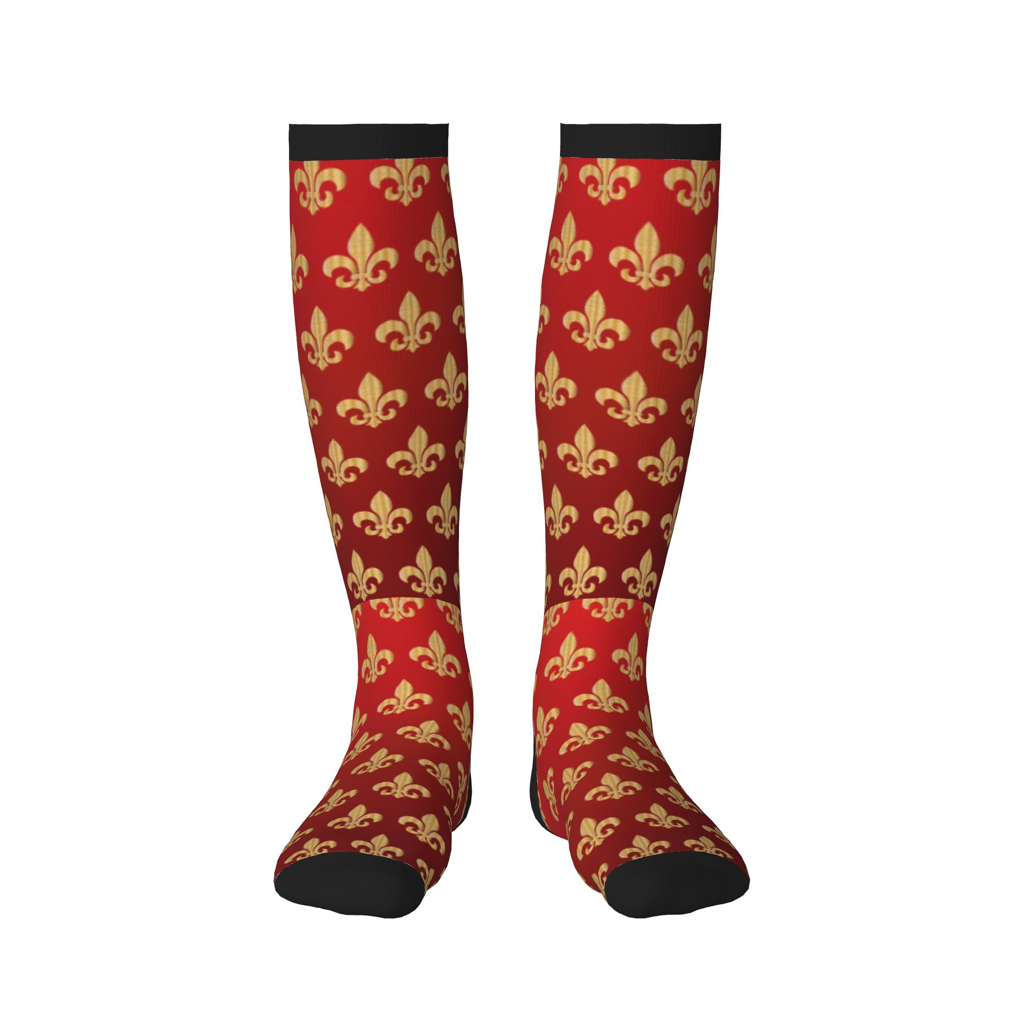 Men's Red and Gold Fleur-De-Ly - огляд і ціна 3D Printing Gold
