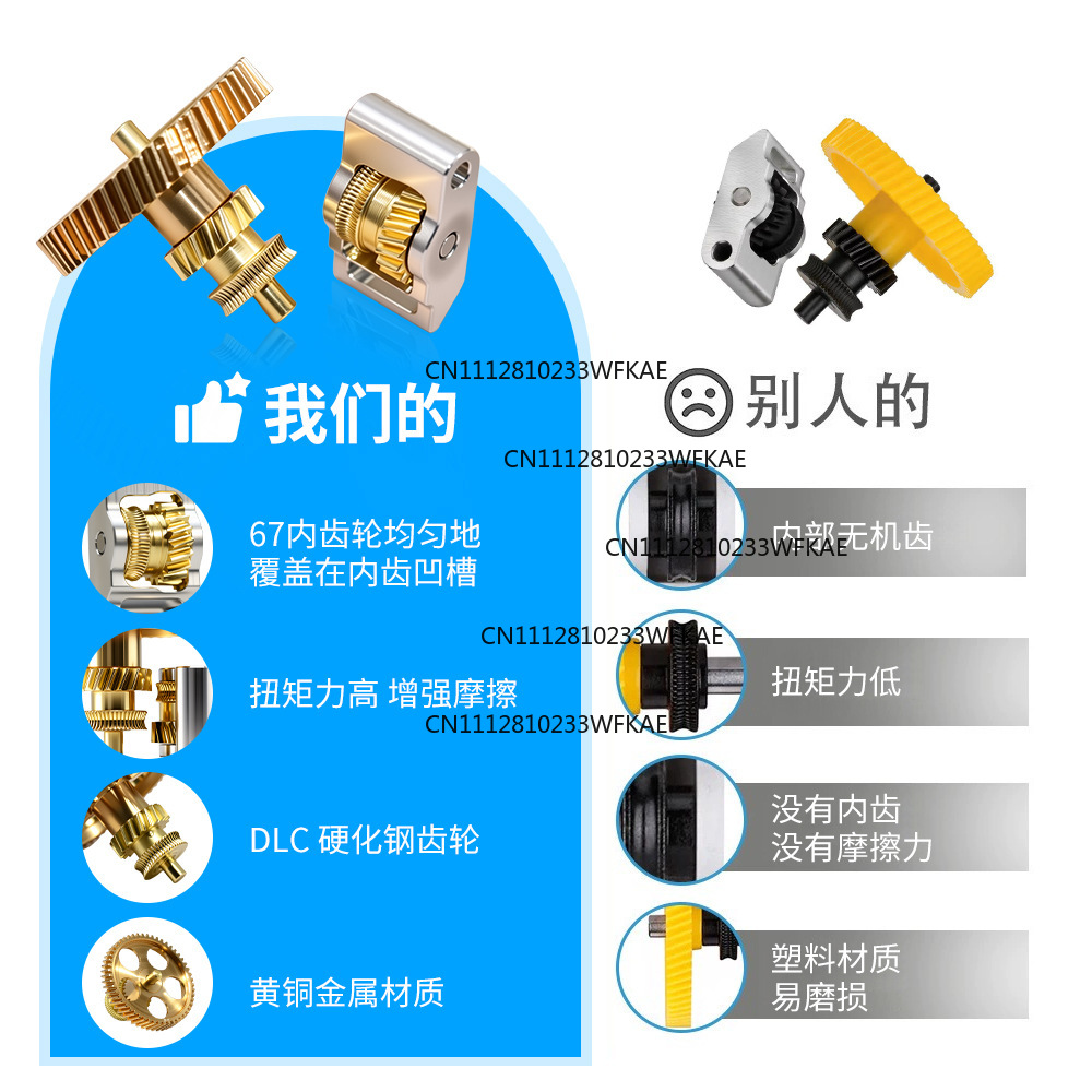 P2S upgrade extruder all-metal - огляд і ціна 3D Printing Gold