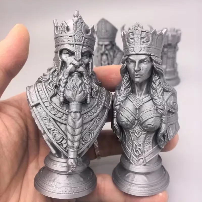 10cm 3D Printed Chess Pieces,  - огляд і ціна 3D Printing Chess