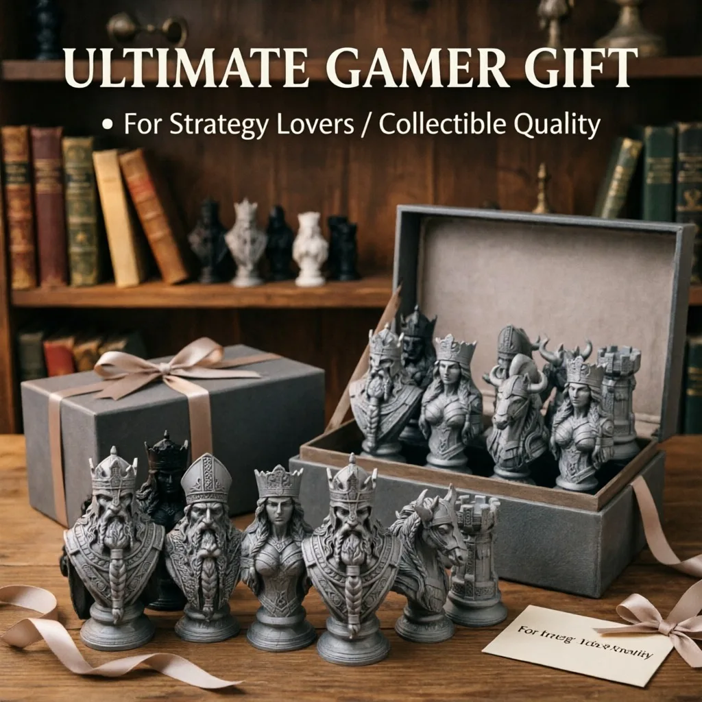 10cm 3D Printed Chess Pieces,  - огляд і ціна 3D Printing Chess