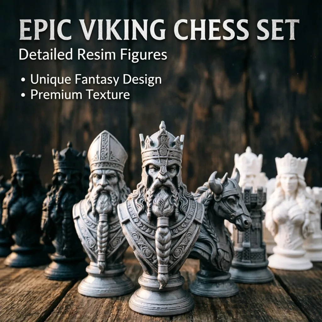 10cm 3D Printed Chess Pieces,  - огляд і ціна 3D Printing Chess
