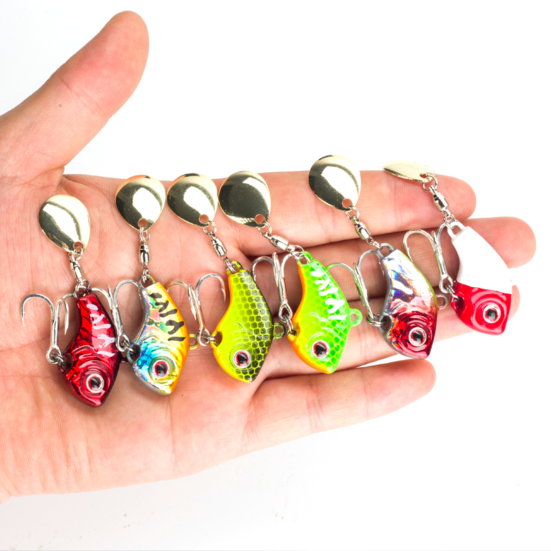 6PC 5g/7g/10g/14g/20g Rotating - огляд і ціна 3D Printing Lure